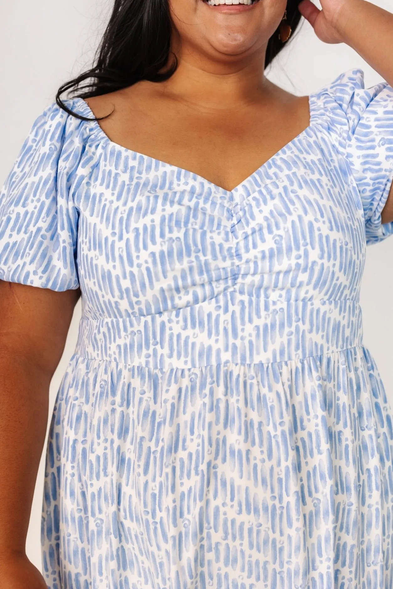 Discount Baltic Born Durban Maxi Dress | Dusty Blue Print DustyBluePrint