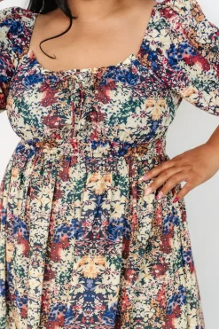 Outlet Baltic Born Eden Midi Dress | Black Multi Print BlackMultiPrint
