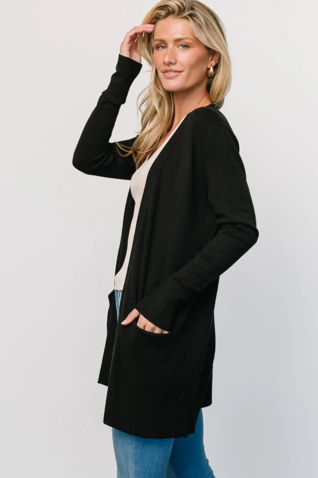 New Baltic Born Edison Cardigan | Black