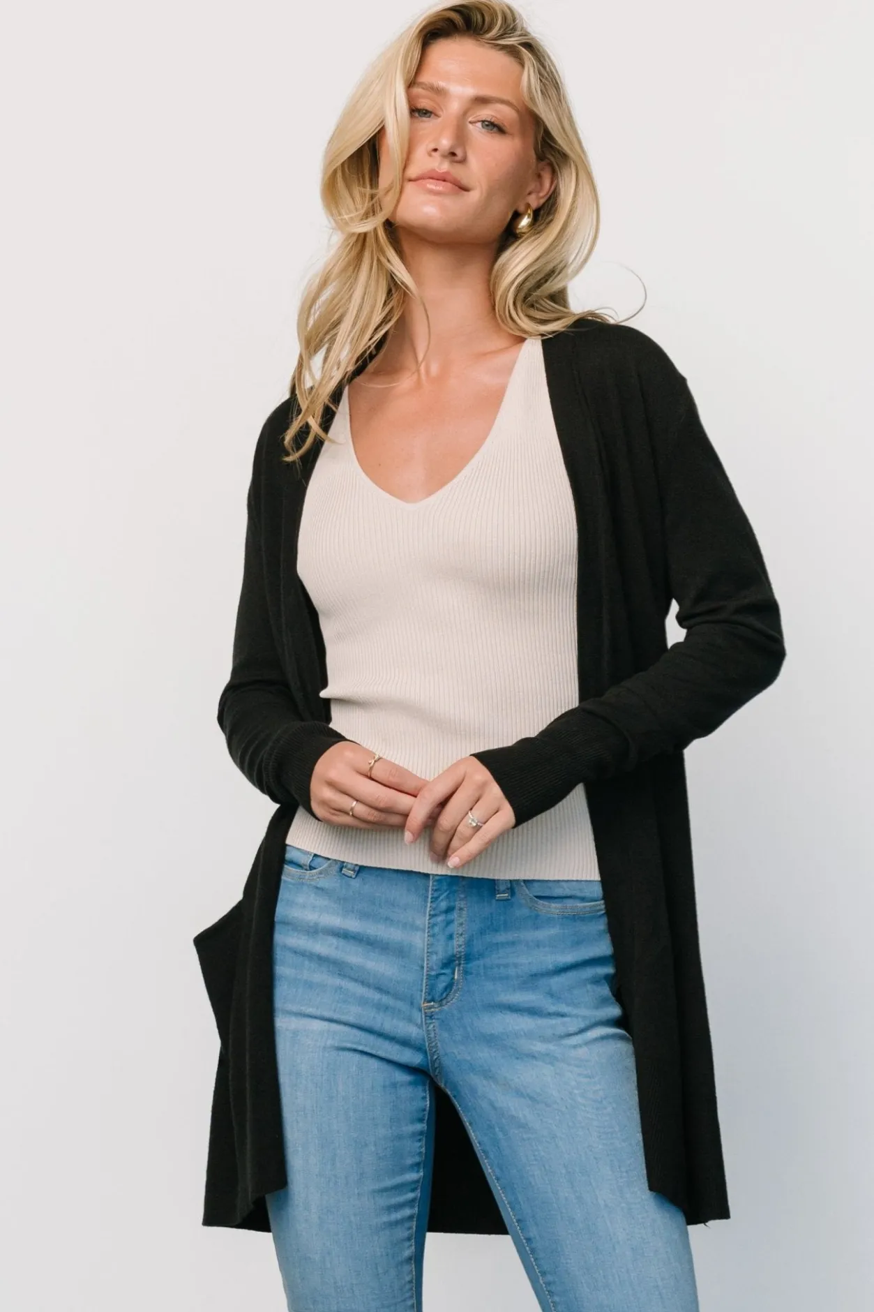 New Baltic Born Edison Cardigan | Black