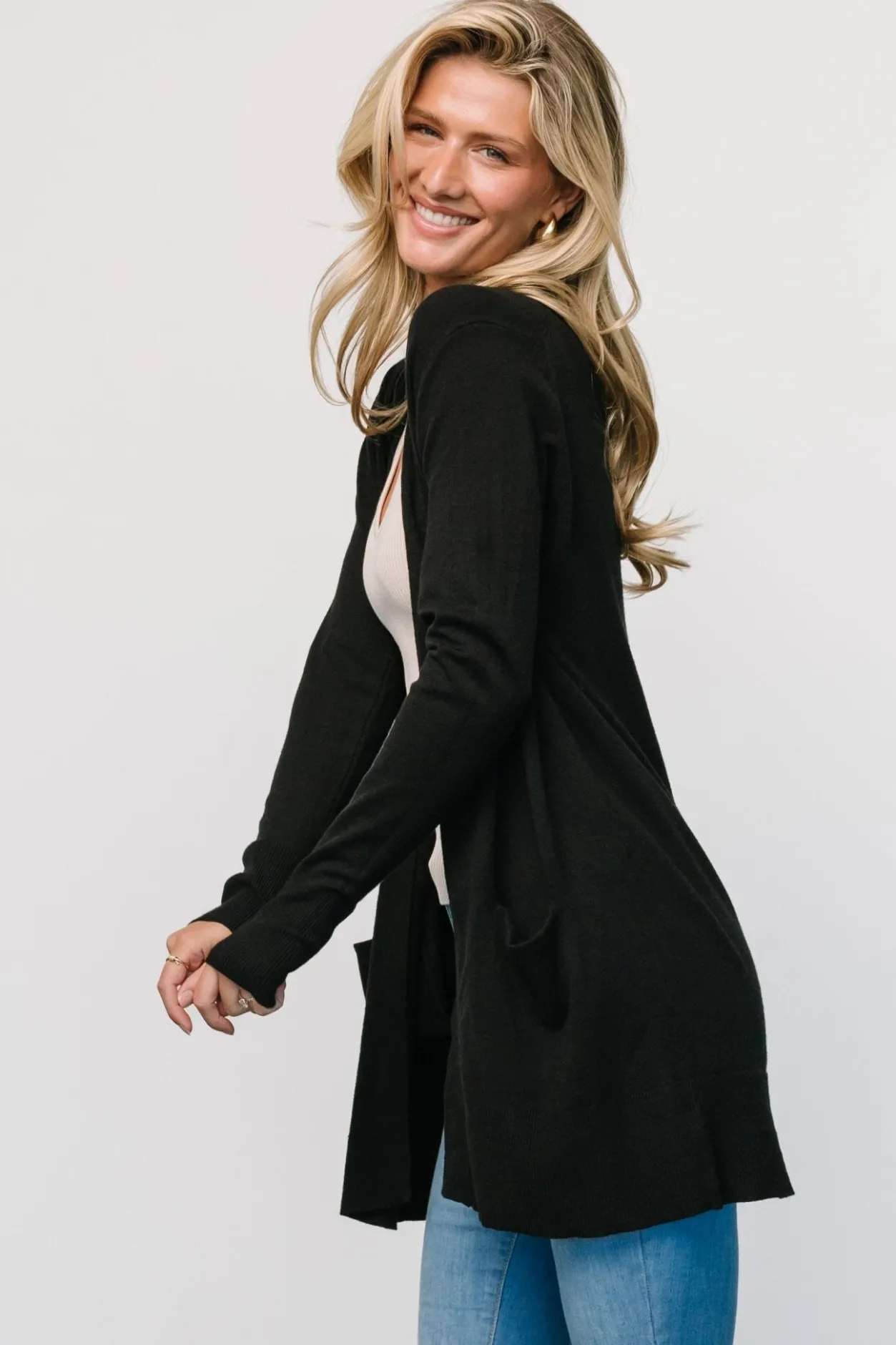 New Baltic Born Edison Cardigan | Black
