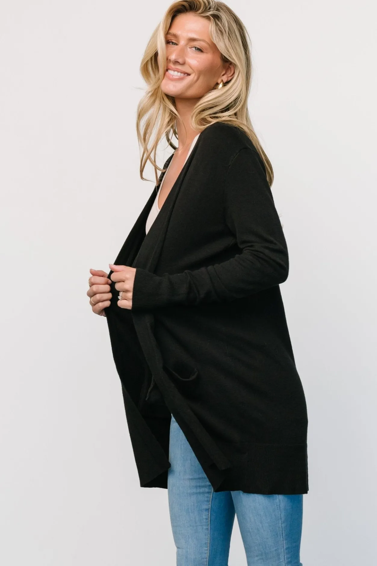 New Baltic Born Edison Cardigan | Black
