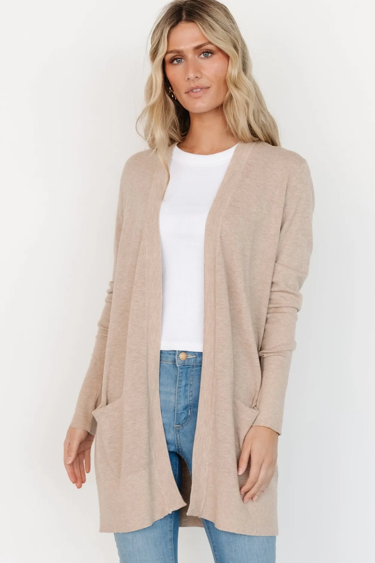 Outlet Baltic Born Edison Cardigan | Oatmeal