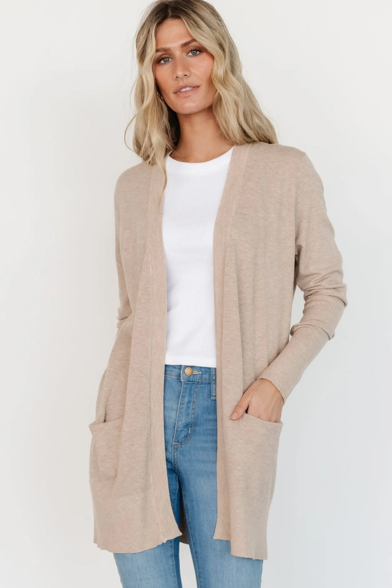 Outlet Baltic Born Edison Cardigan | Oatmeal