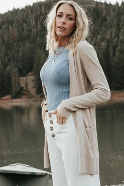 Outlet Baltic Born Edison Cardigan | Oatmeal