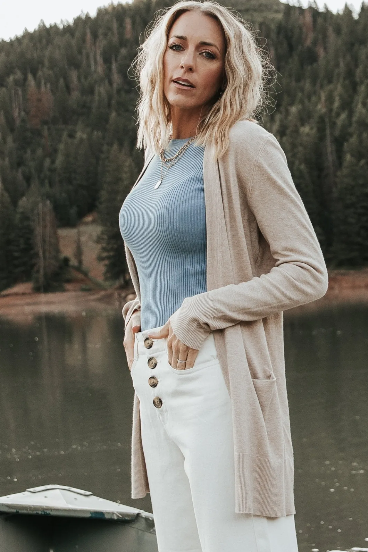 Outlet Baltic Born Edison Cardigan | Oatmeal