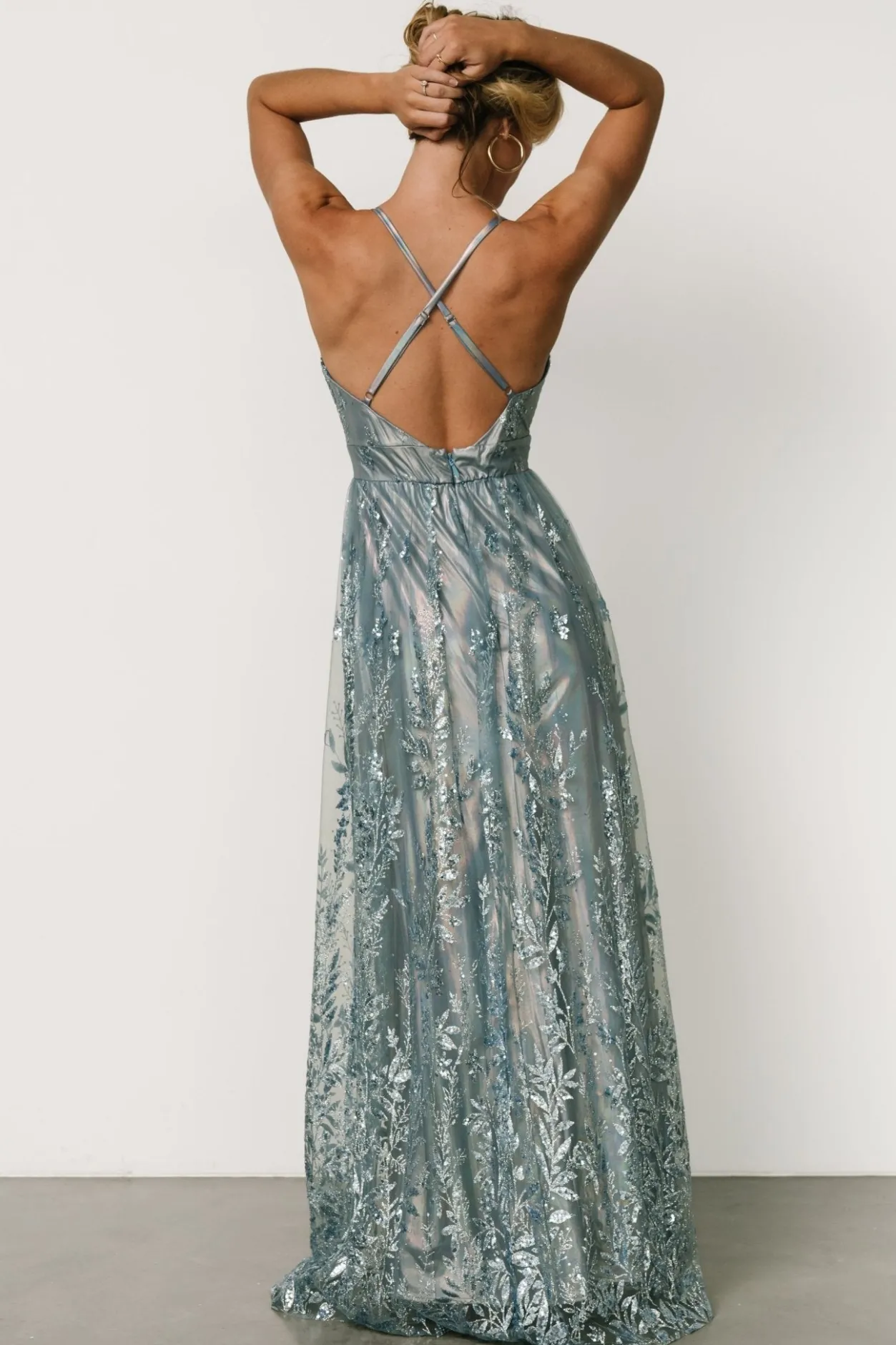 New Baltic Born Eirena Sparkle Gown | Light Blue LightBlue