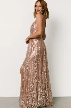 Outlet Baltic Born Eirena Sparkle Gown | Rose + Gold Rose+Gold
