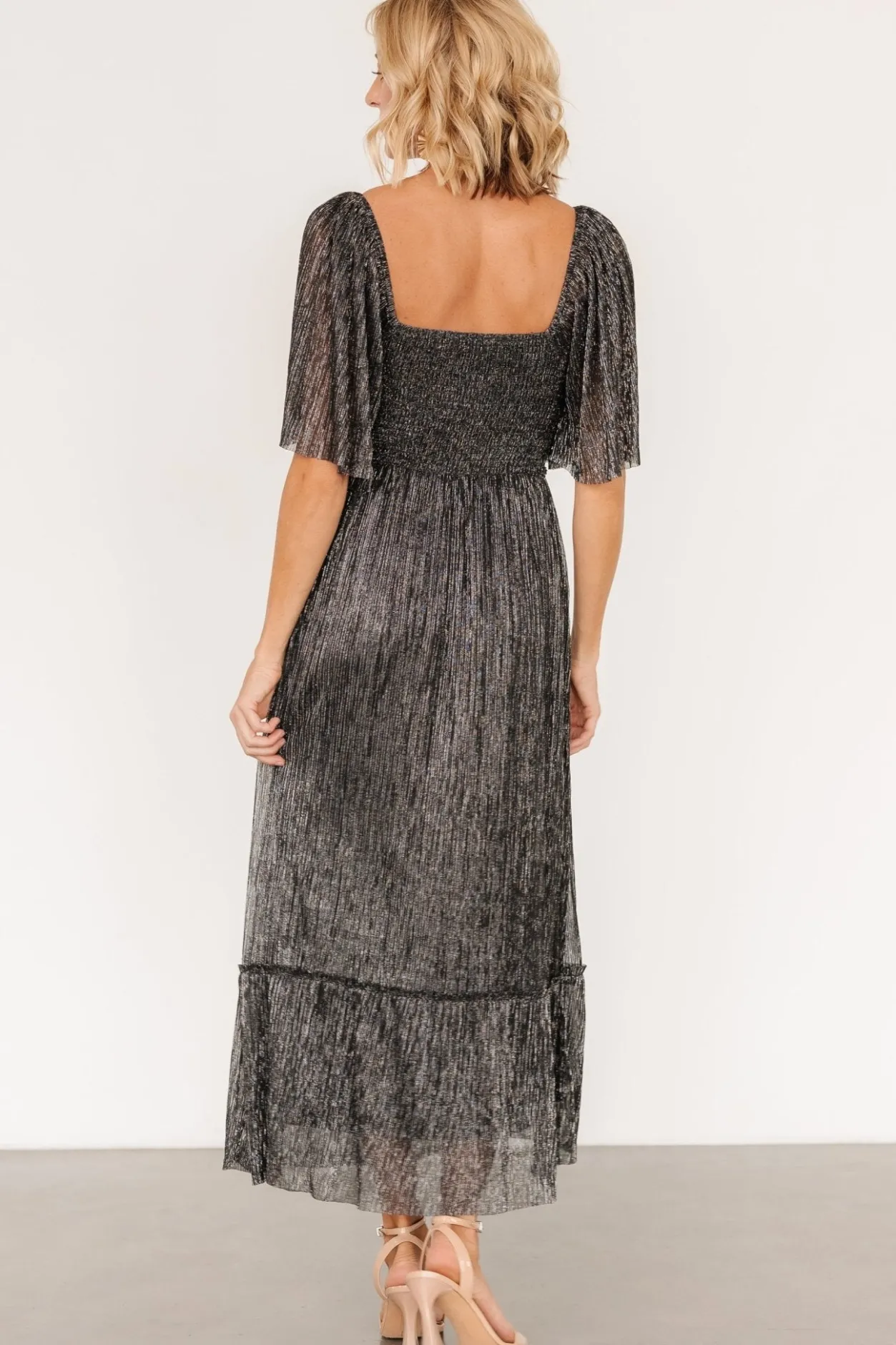 New Baltic Born Elea Shimmer Dress | Black