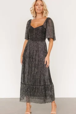 New Baltic Born Elea Shimmer Dress | Black