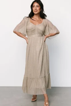 Outlet Baltic Born Elea Shimmer Dress | Champagne