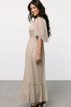 Outlet Baltic Born Elea Shimmer Dress | Champagne