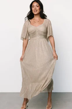 Outlet Baltic Born Elea Shimmer Dress | Champagne