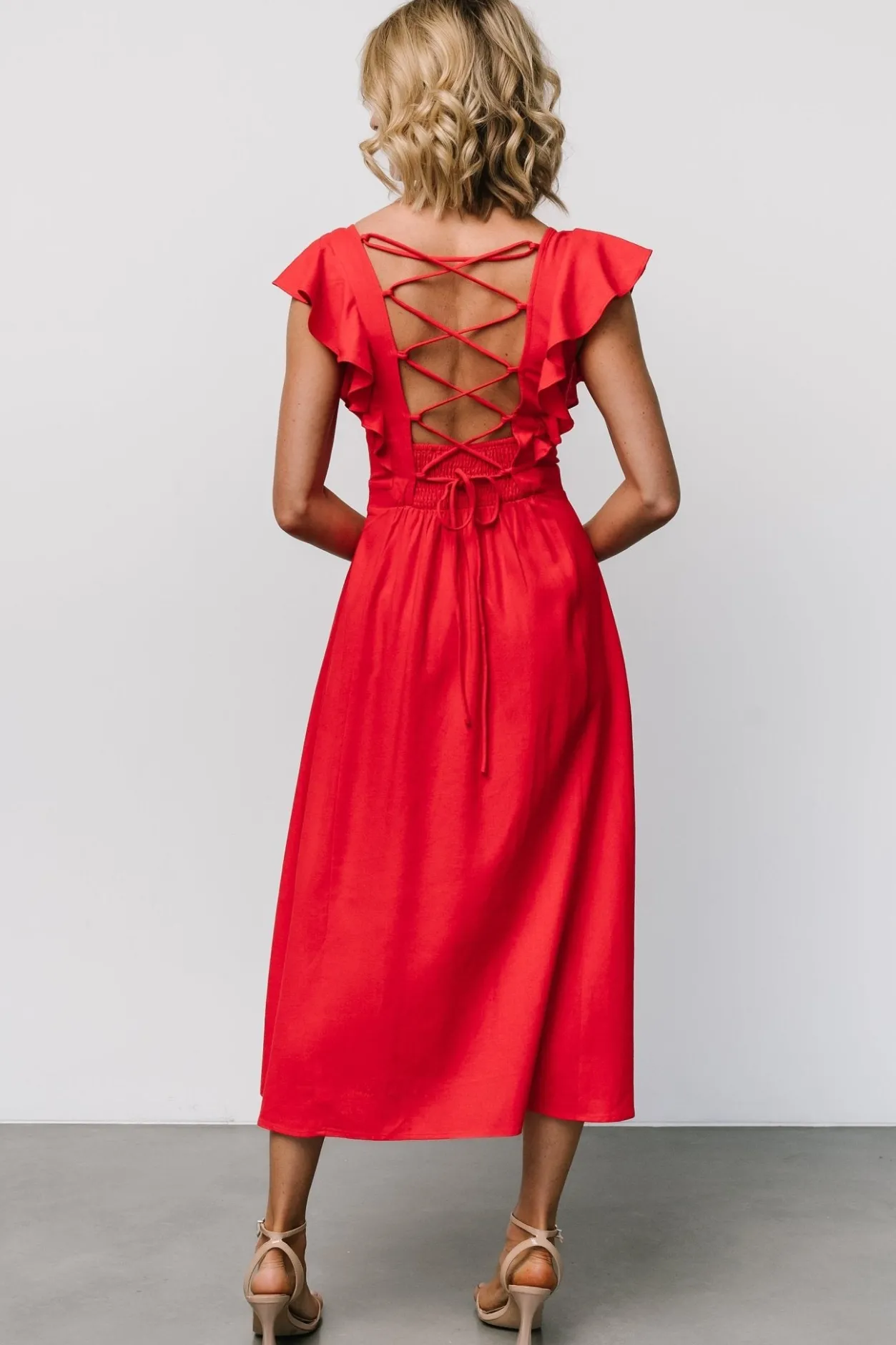 Online Baltic Born Elena Midi Dress | Red