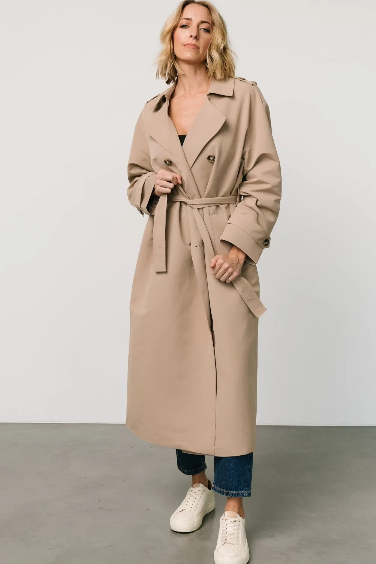 Discount Baltic Born Elias Trench Coat | Beige