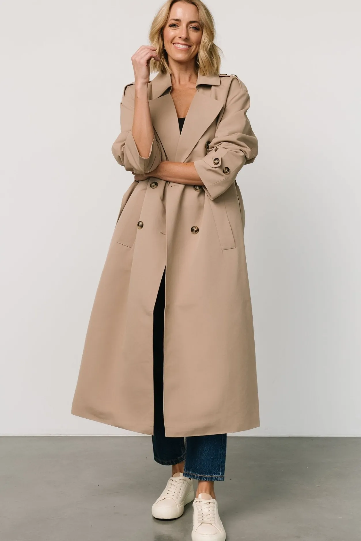 Discount Baltic Born Elias Trench Coat | Beige
