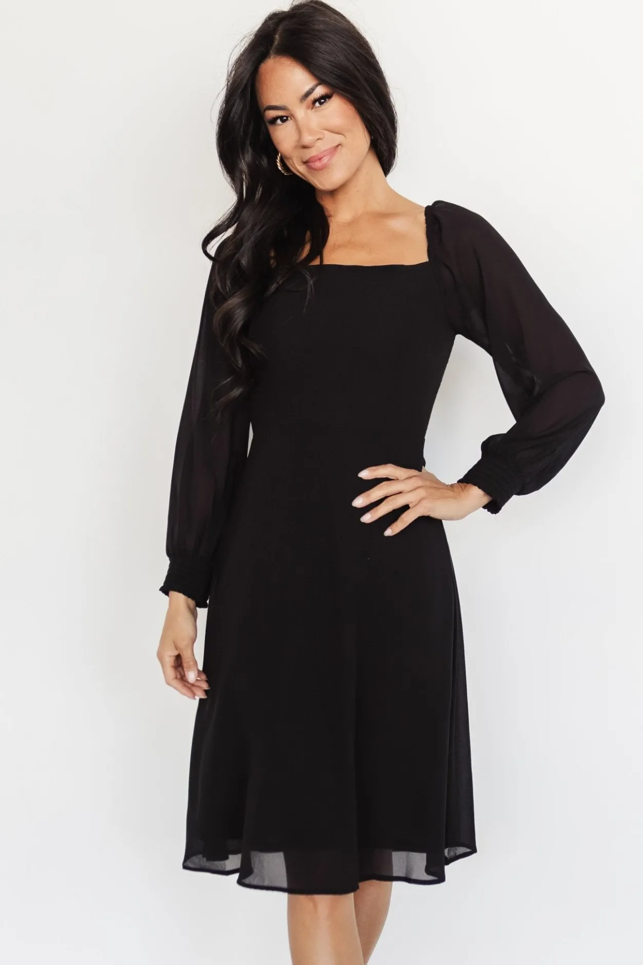 New Baltic Born Elise Short Dress | Black