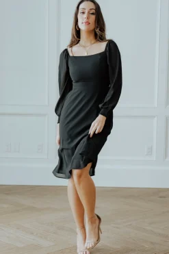 New Baltic Born Elise Short Dress | Black