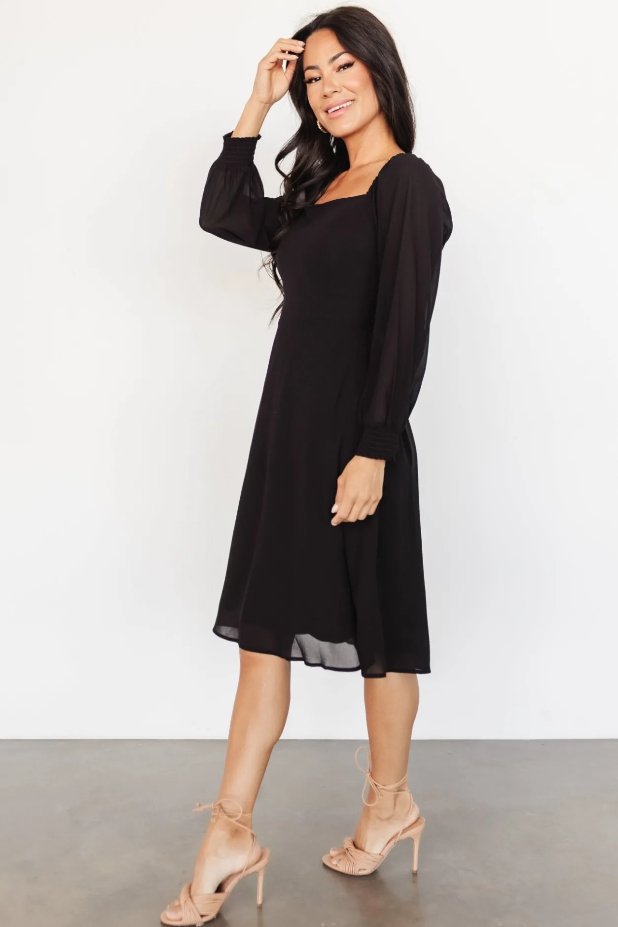 New Baltic Born Elise Short Dress | Black