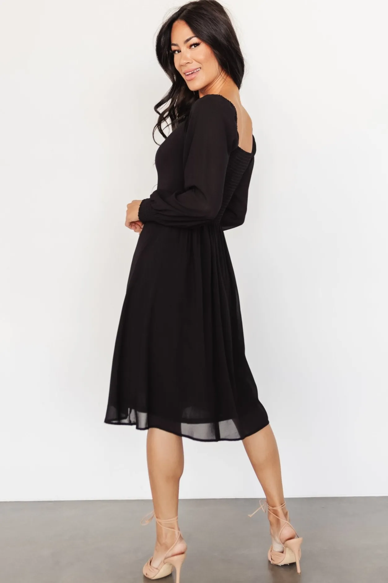 New Baltic Born Elise Short Dress | Black