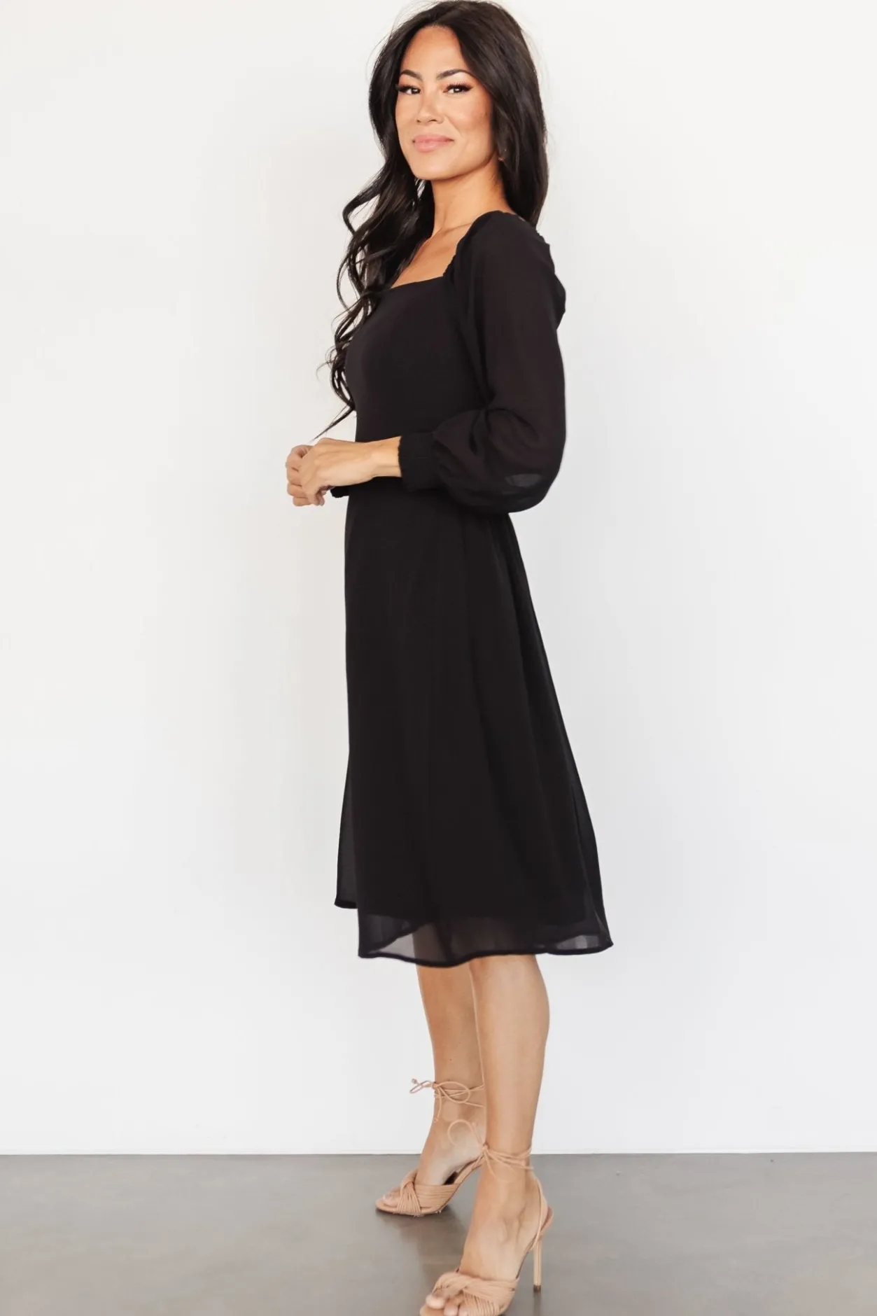 New Baltic Born Elise Short Dress | Black