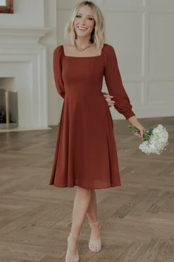 Online Baltic Born Elise Short Dress | Cinnamon