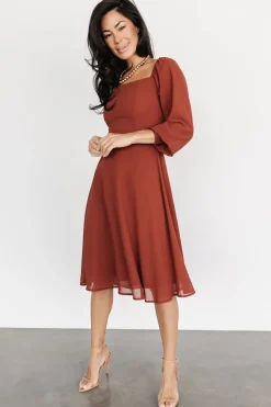 Online Baltic Born Elise Short Dress | Cinnamon
