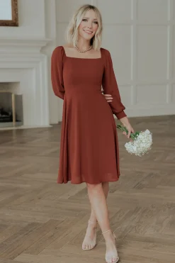 Online Baltic Born Elise Short Dress | Cinnamon