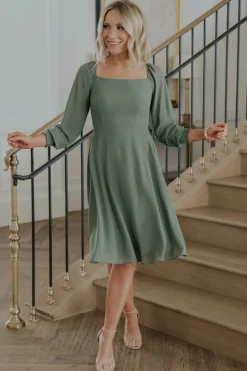 Fashion Baltic Born Elise Short Dress | Dark Sage DarkSage