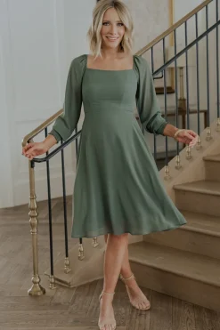 Fashion Baltic Born Elise Short Dress | Dark Sage DarkSage
