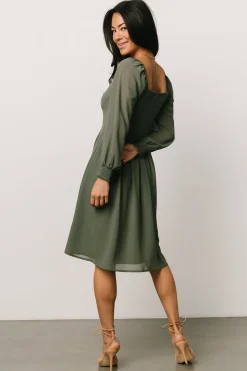 Fashion Baltic Born Elise Short Dress | Dark Sage DarkSage