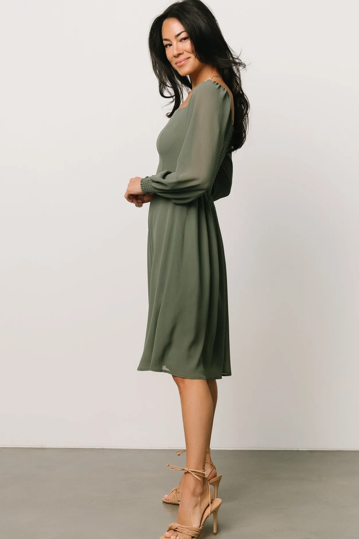 Fashion Baltic Born Elise Short Dress | Dark Sage DarkSage