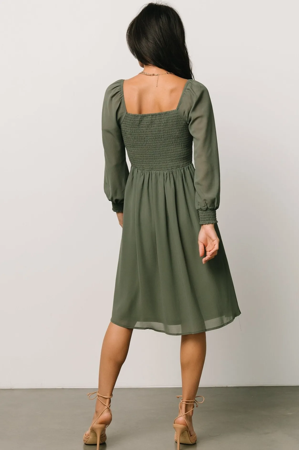 Fashion Baltic Born Elise Short Dress | Dark Sage DarkSage