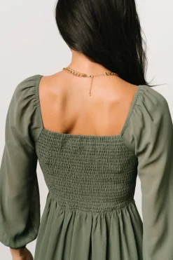 Fashion Baltic Born Elise Short Dress | Dark Sage DarkSage