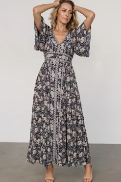 Clearance Baltic Born Elissa Maxi Dress | Midnight Floral MidnightFloral
