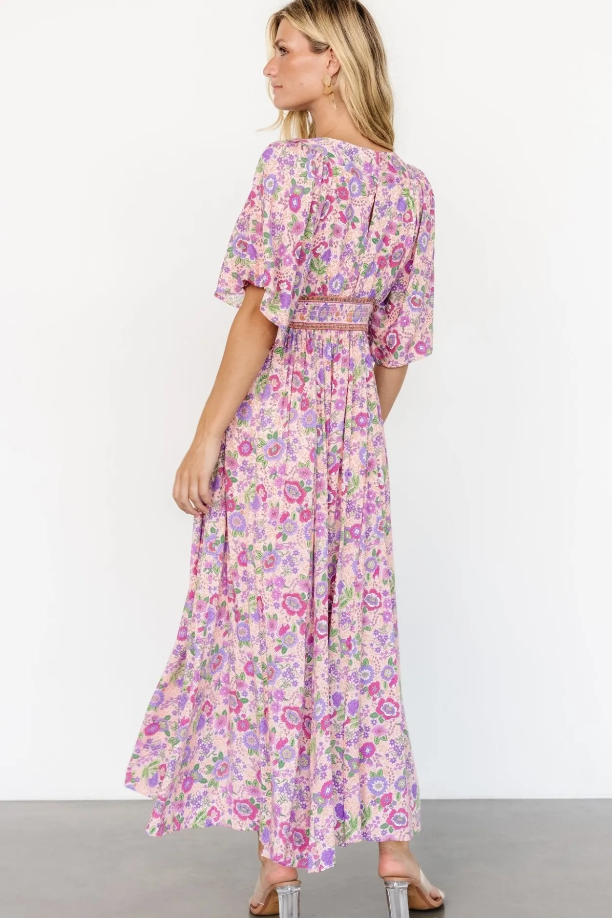Fashion Baltic Born Elissa Maxi Dress | Pink Multi Floral PinkMultiFloral
