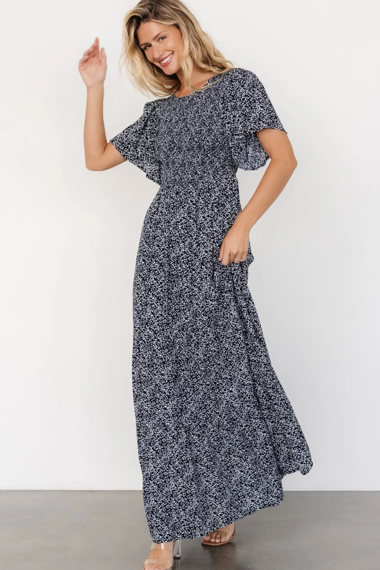 Hot Baltic Born Eliza Maxi Dress | Midnight Print MidnightPrint