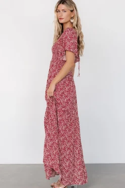Clearance Baltic Born Eliza Maxi Dress | Rust Print RustPrint