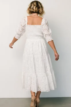 Best Baltic Born Ella Eyelet Midi Dress | White