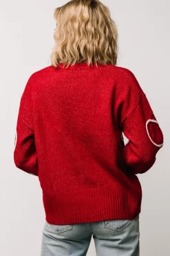 Online Baltic Born Elsie Ribbon Sweater | Red + Ivory Red+Ivory