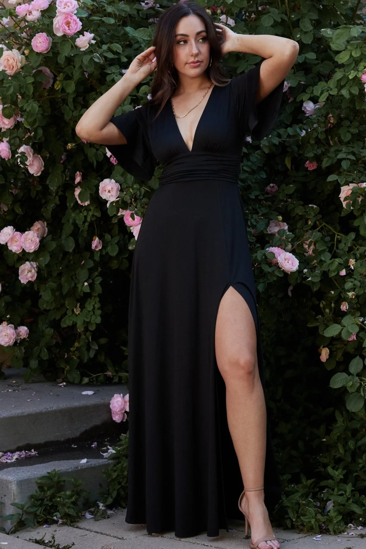 New Baltic Born Emberly Maxi Dress | Black