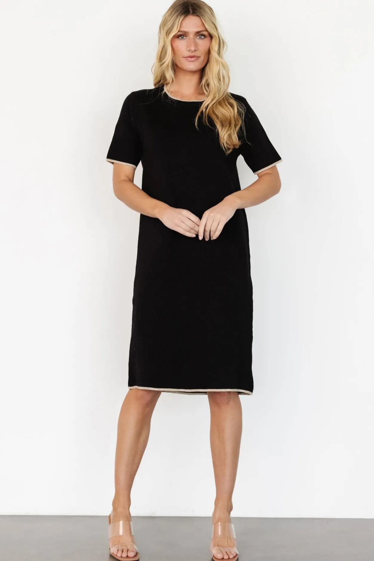 Discount Baltic Born Emelia Shift Dress | Black
