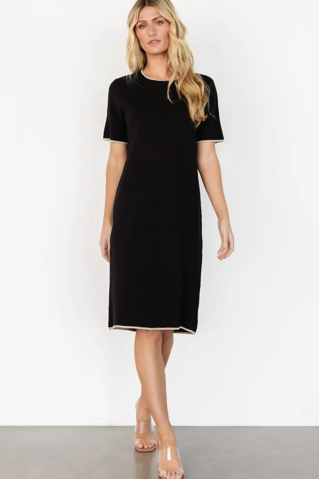 Discount Baltic Born Emelia Shift Dress | Black