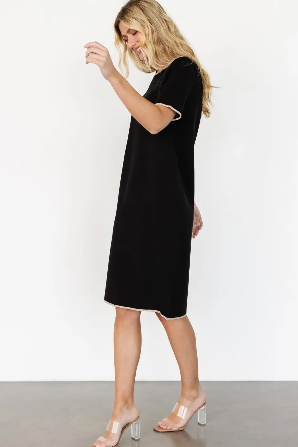 Discount Baltic Born Emelia Shift Dress | Black