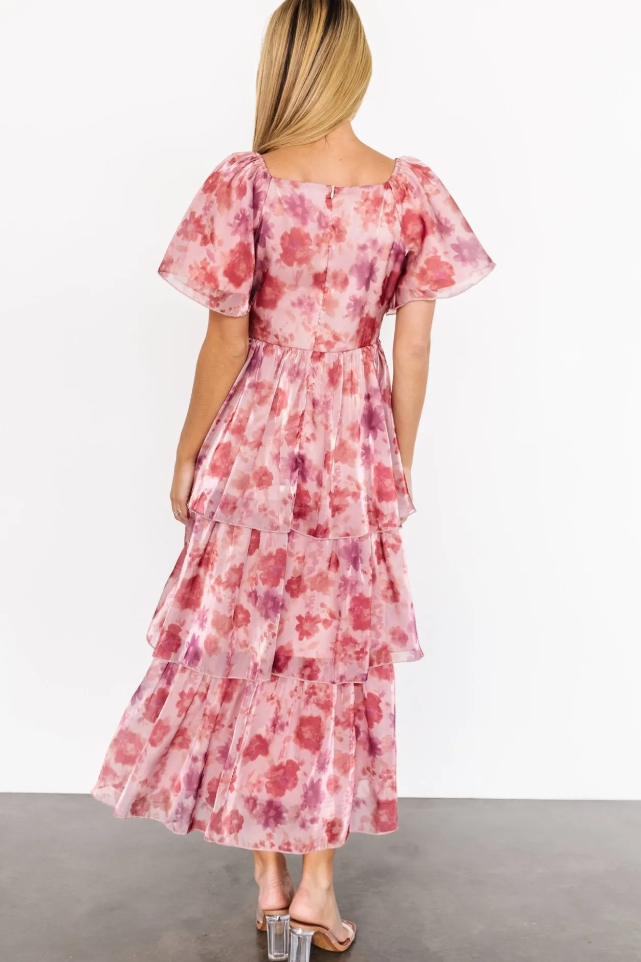 Sale Baltic Born Emeline Tiered Maxi Dress | Mauve Multi MauveMulti