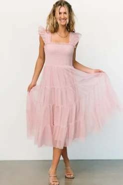 Best Baltic Born Emma Smocked Tulle Dress | Mauve