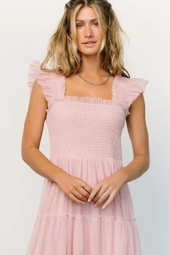 Best Baltic Born Emma Smocked Tulle Dress | Mauve