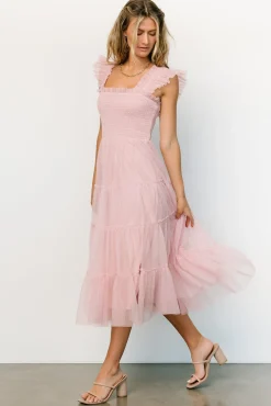 Best Baltic Born Emma Smocked Tulle Dress | Mauve