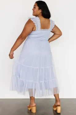 New Baltic Born Emma Smocked Tulle Dress | Light Blue LightBlue
