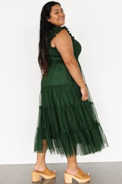 Clearance Baltic Born Emma Smocked Tulle Dress | Green